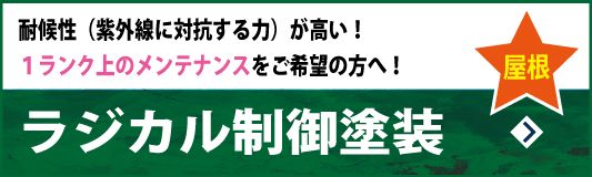 ラジカル制御屋根塗装　耐候性（紫外線に対抗する力）が高い！～１ランク上のメンテナンスをご希望の方へ！～